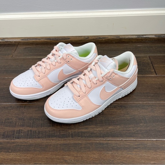 Nike Dunk Low Next Nature White/Pale Coral Sneakers New Woman size 6.5 - Picture 5 of 9